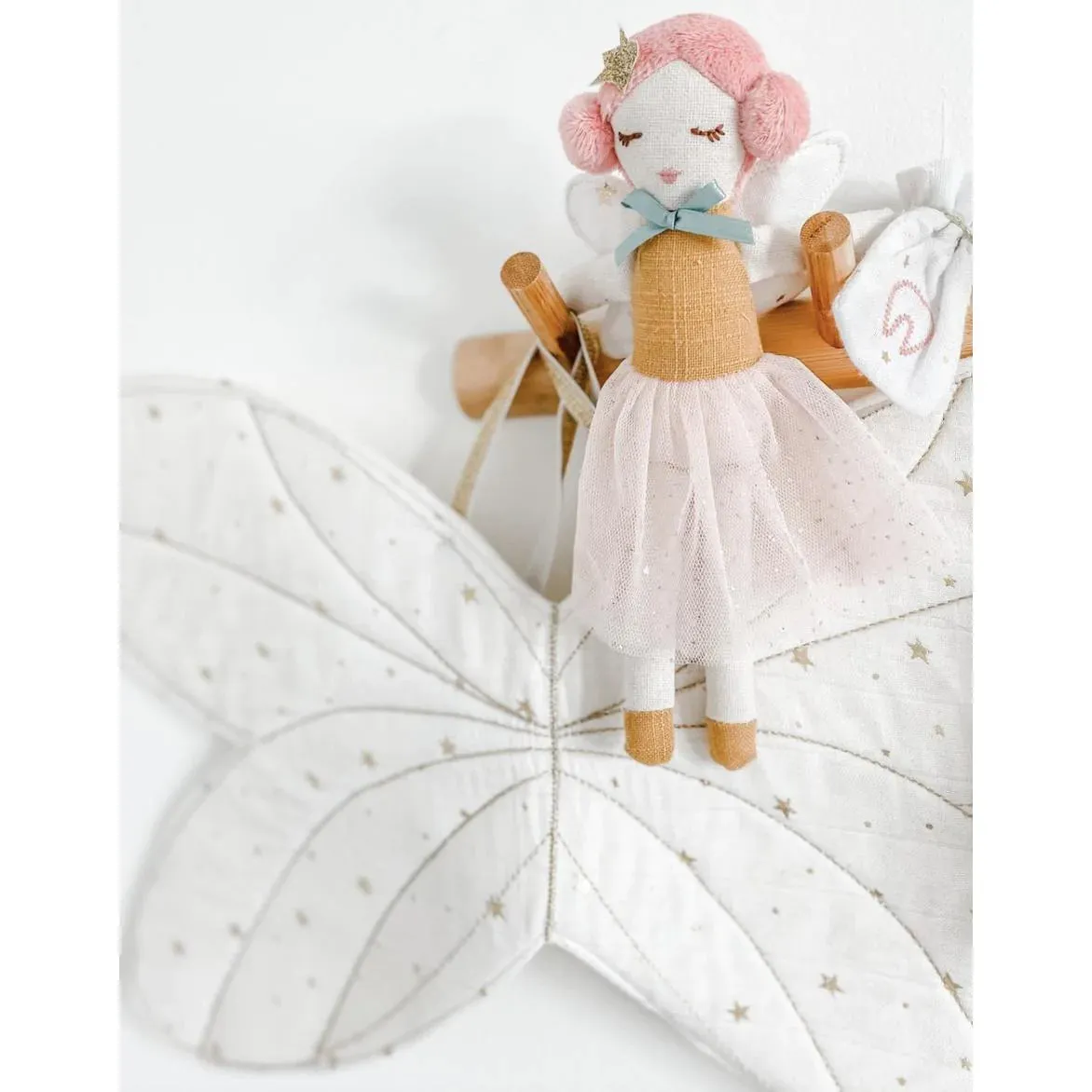Mon Ami Fairy Wings & Star Magic Wand Set