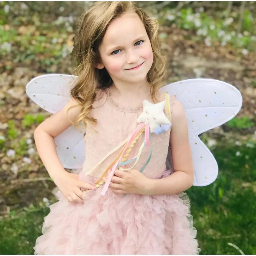 Mon Ami Fairy Wings & Star Magic Wand Set