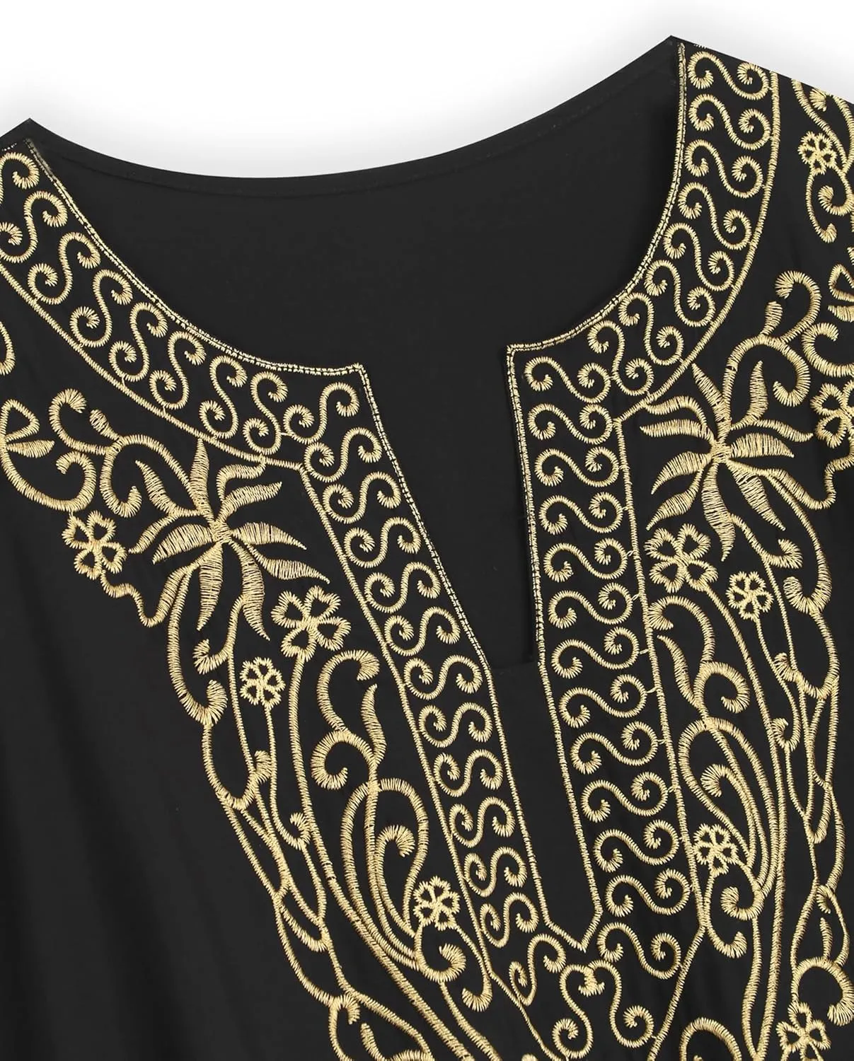 Moroccan Kaftan Dresses for Women Plus Size Caftans Loungewear Embroidered Beach Kaftan Cover up mumu House Dress
