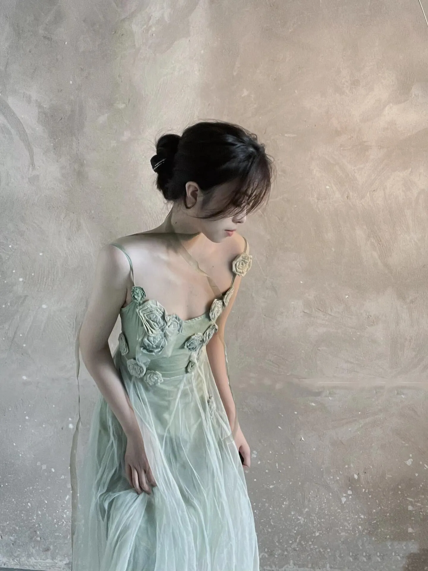 [Nature-Dyed by Plants with Customized Size] Cottage Fairy Dress