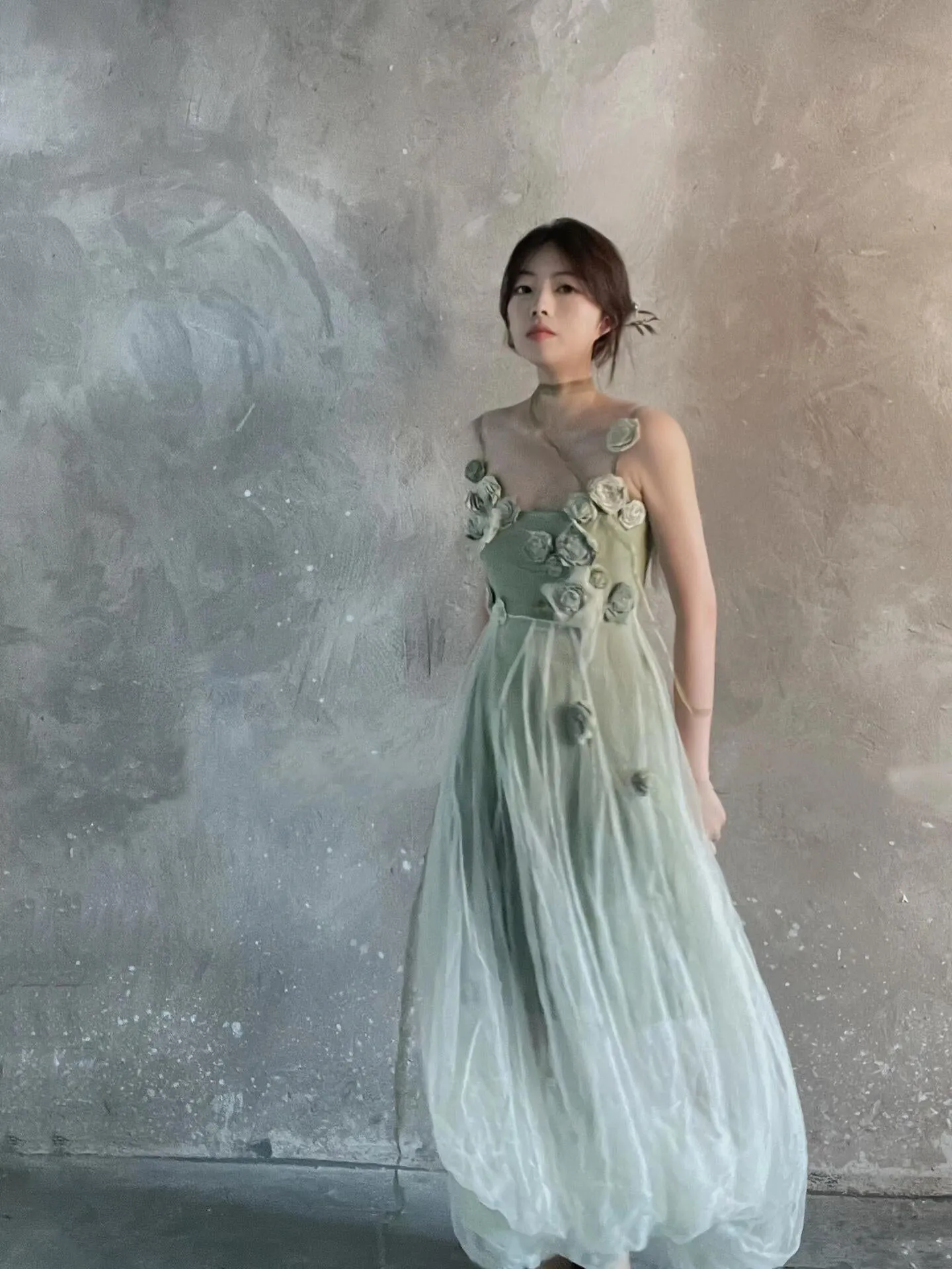 [Nature-Dyed by Plants with Customized Size] Cottage Fairy Dress