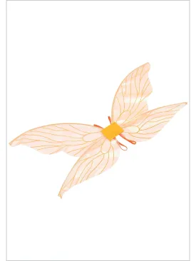 Off To Pixieland Golden Fairy Wings Costume