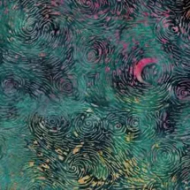 Painted Blossoms-Starry Night Batik
