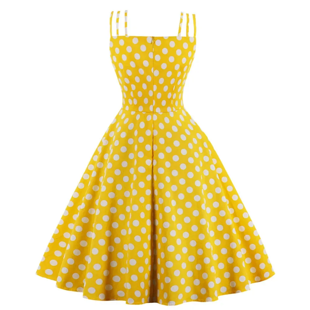 Polka Dots Vintage Summer Dress