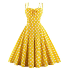 Polka Dots Vintage Summer Dress