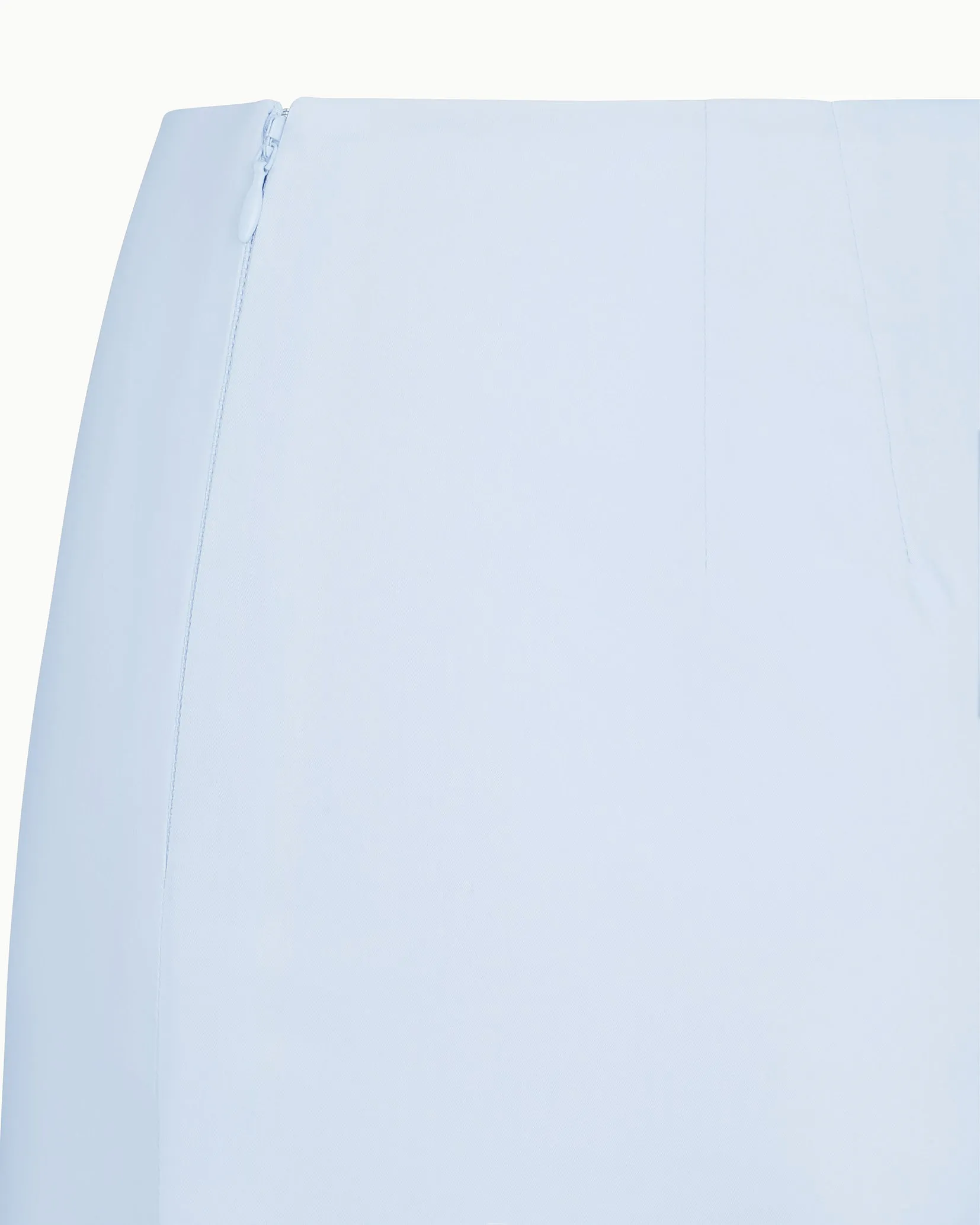 Poplin Micro Mini Skirt | Ice Blue