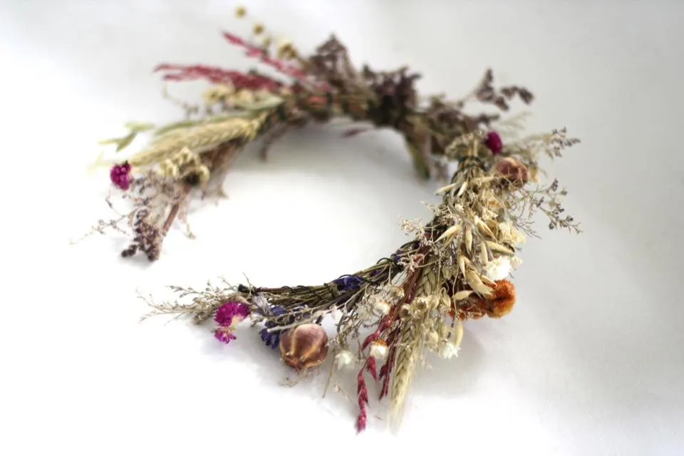Preorder * Dried Flowers Goddess Crown