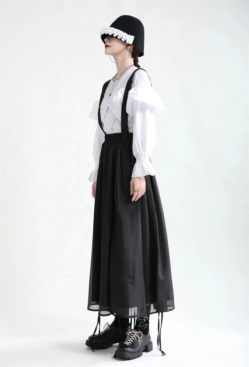 Ranada Rouched Overall Skirt