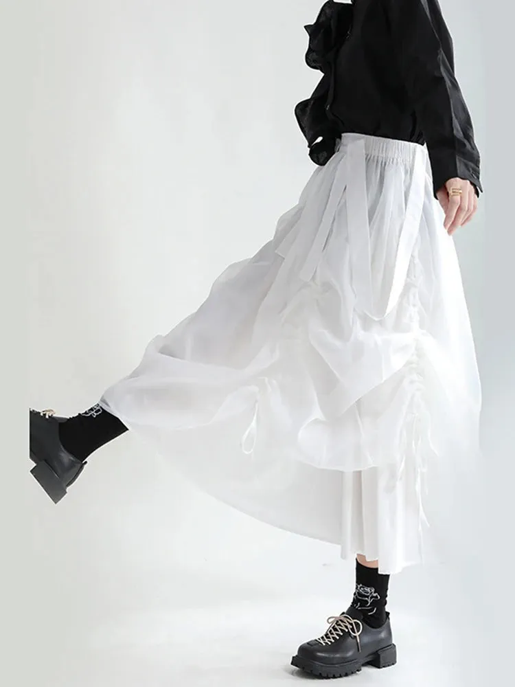 Ranada Rouched Overall Skirt