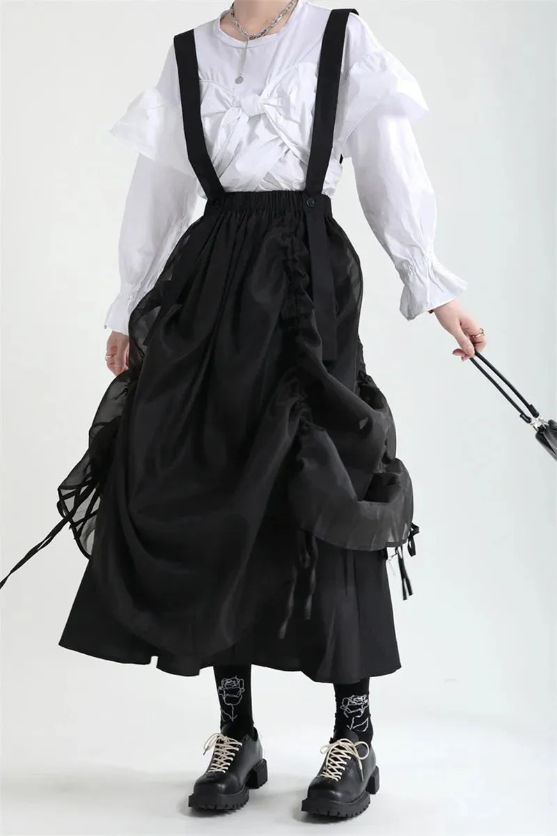 Ranada Rouched Overall Skirt