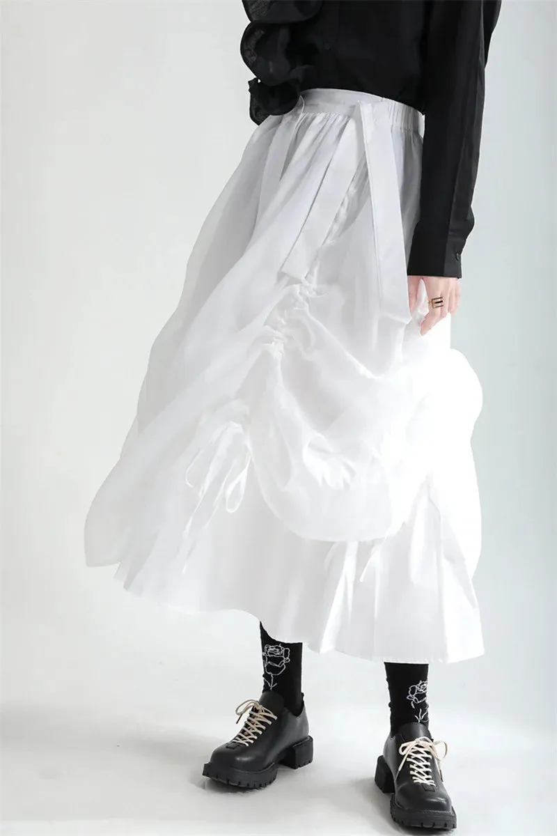 Ranada Rouched Overall Skirt