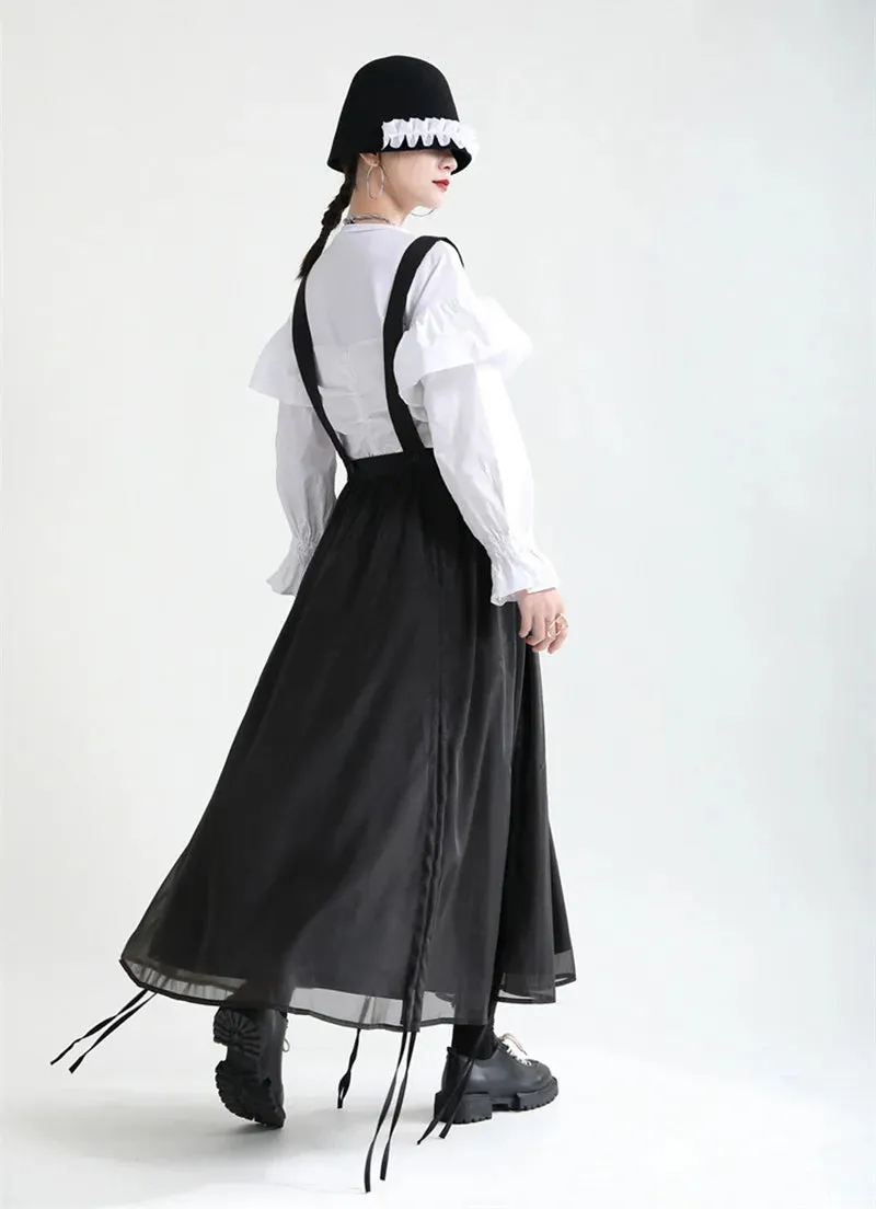 Ranada Rouched Overall Skirt