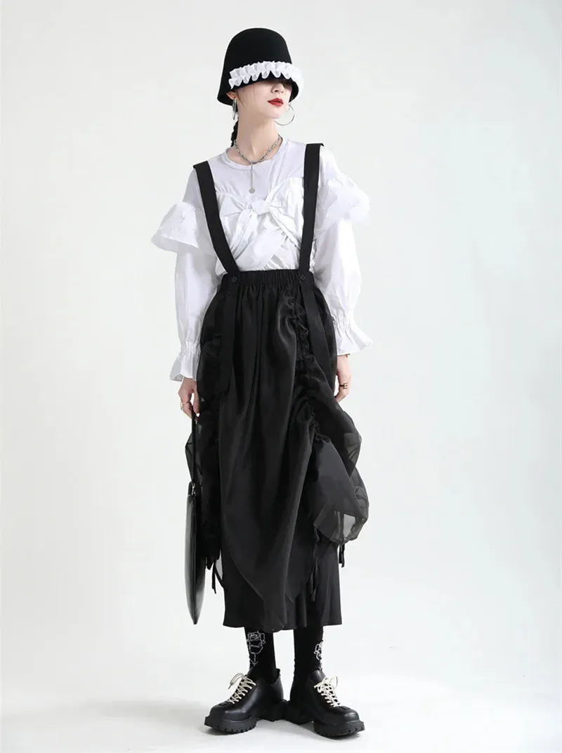 Ranada Rouched Overall Skirt