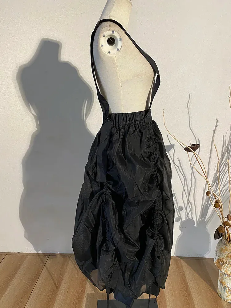 Ranada Rouched Overall Skirt