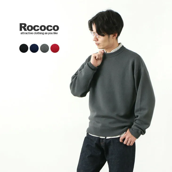 ROCOCO（ロココ） エクストラファインメリノ 25オンス ヘビーウェイト クルー