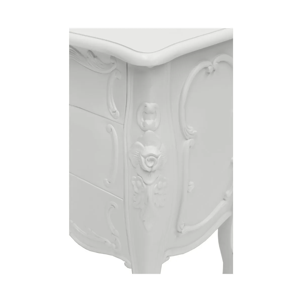 Rococo Bedside - Three Drawer - Wholesale