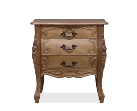 Rococo Bedside - Three Drawer - Wholesale