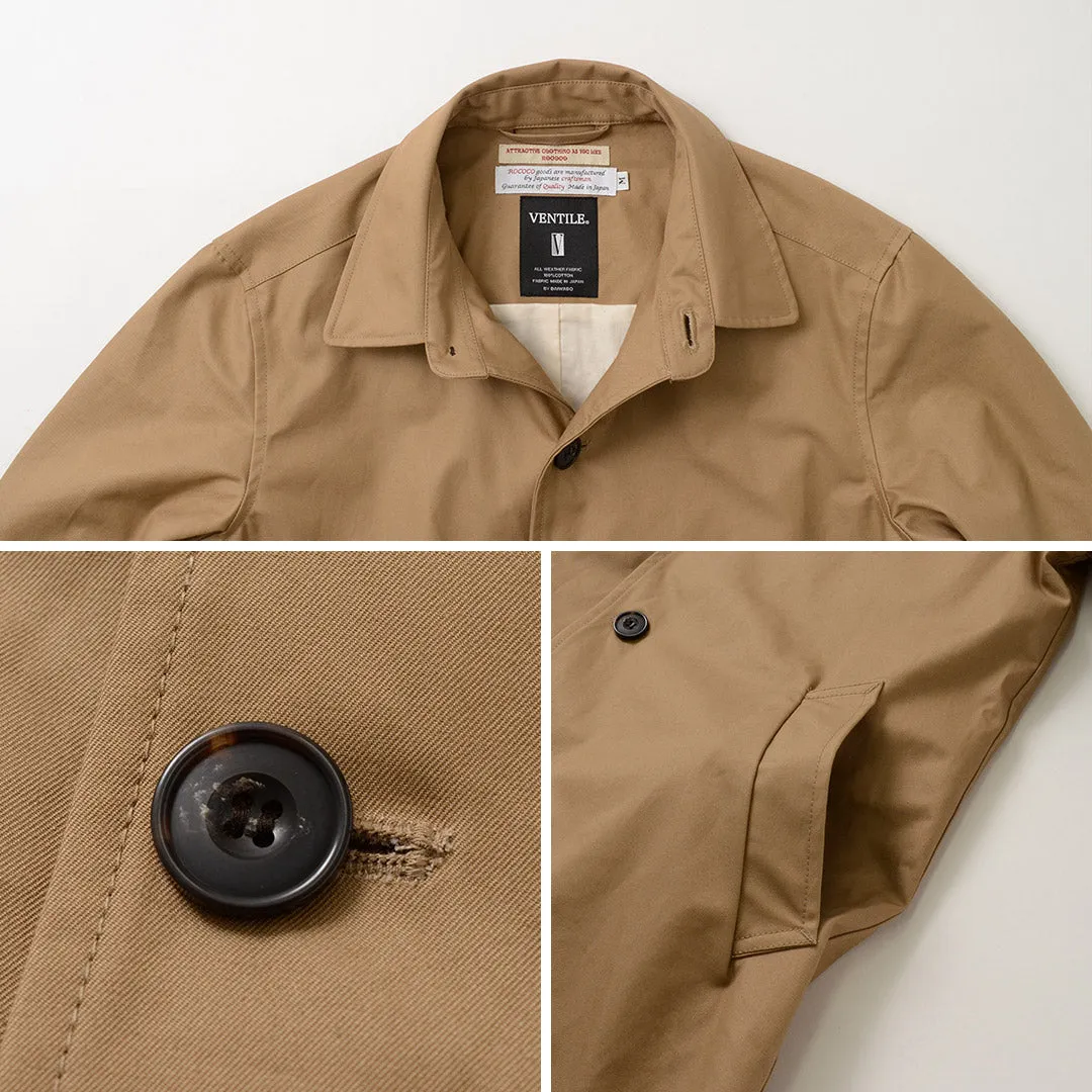 ROCOCO / High-Density Short Ball Collar Coat