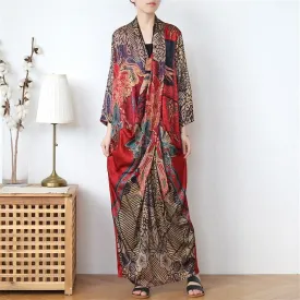 Rosie Asymmetrical Floral Silk Dresses