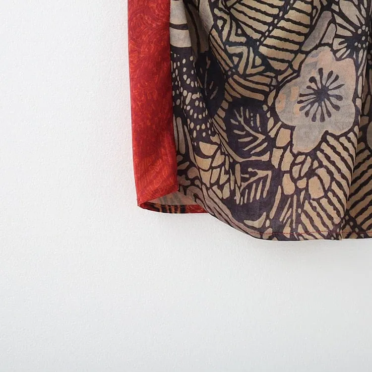 Rosie Asymmetrical Floral Silk Dresses