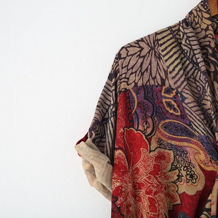 Rosie Asymmetrical Floral Silk Dresses