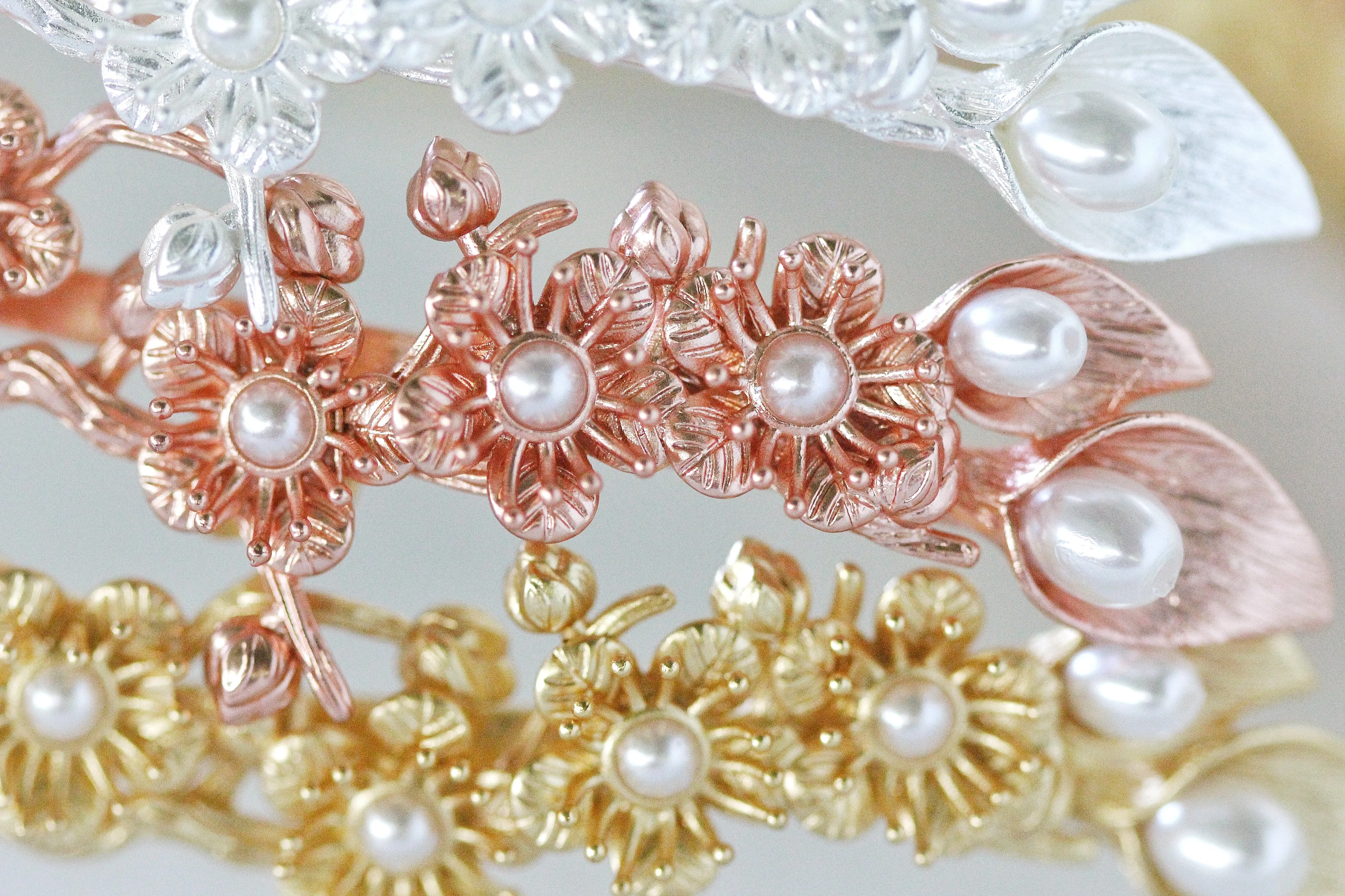 Royal Calla Lily Bloom Goddess Crown - discounted