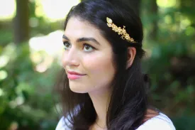 Royal Calla Lily Bloom Goddess Crown - discounted