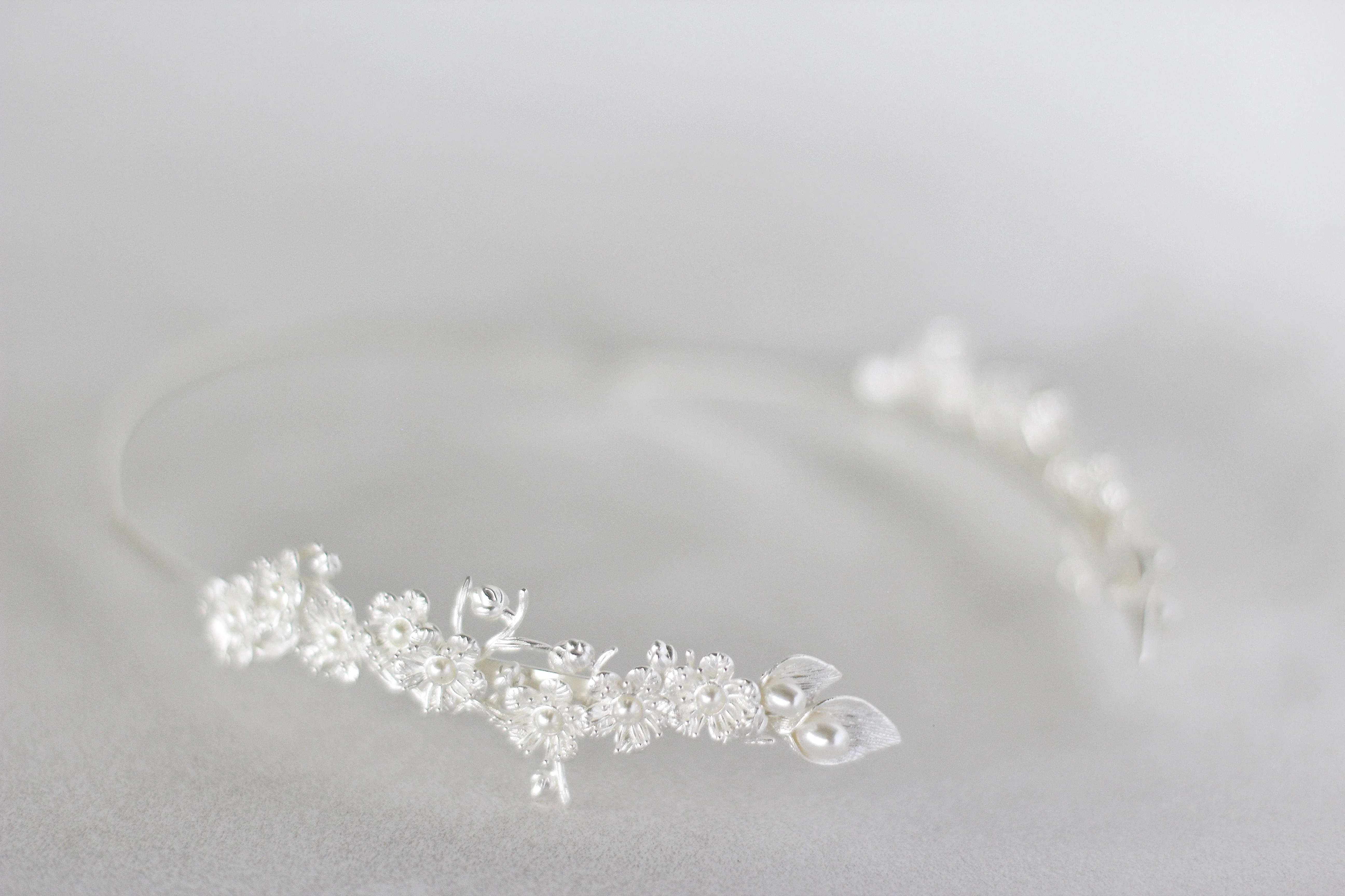 Royal Calla Lily Bloom Goddess Crown - discounted