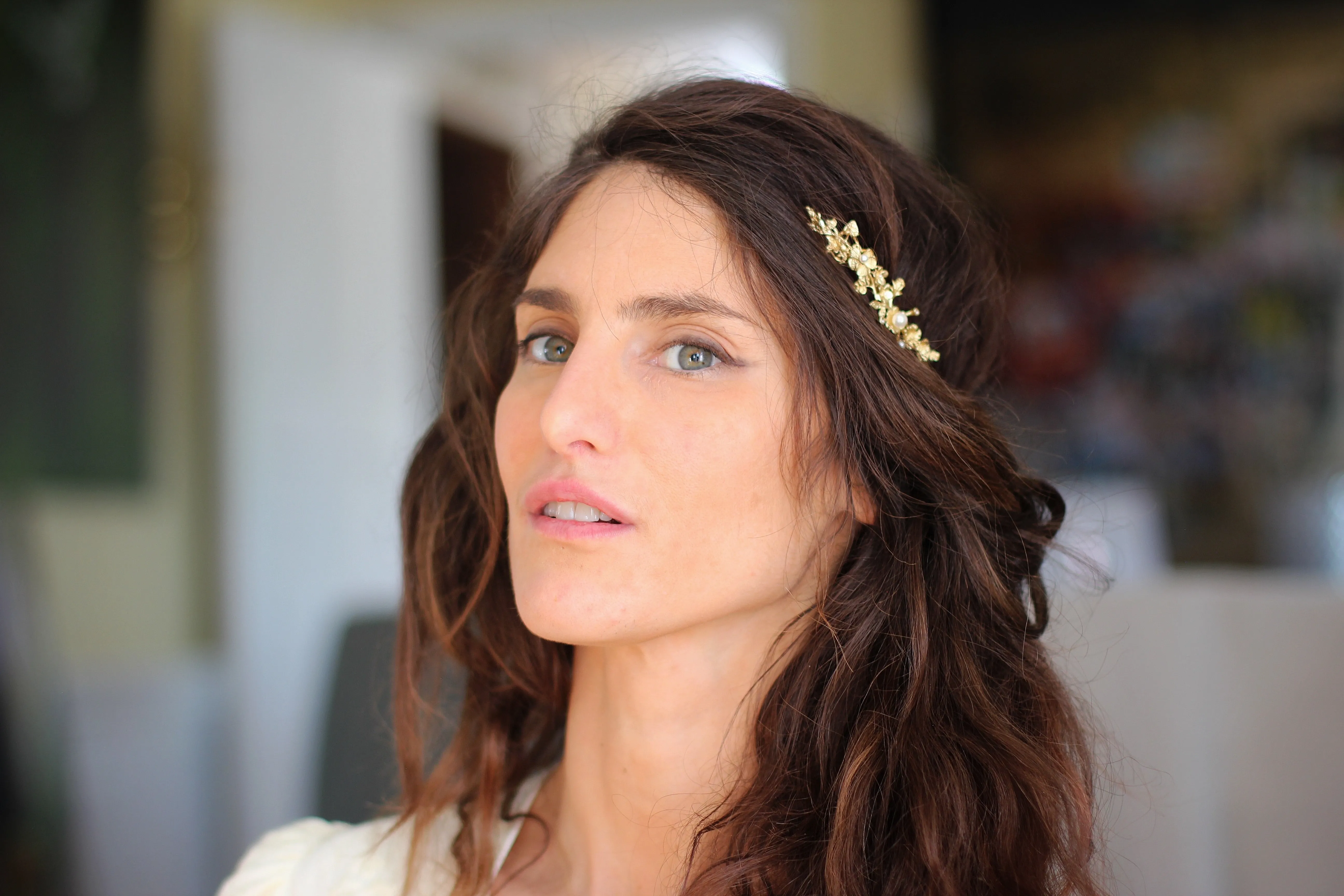 Spring Bloom Floral Goddess Crown