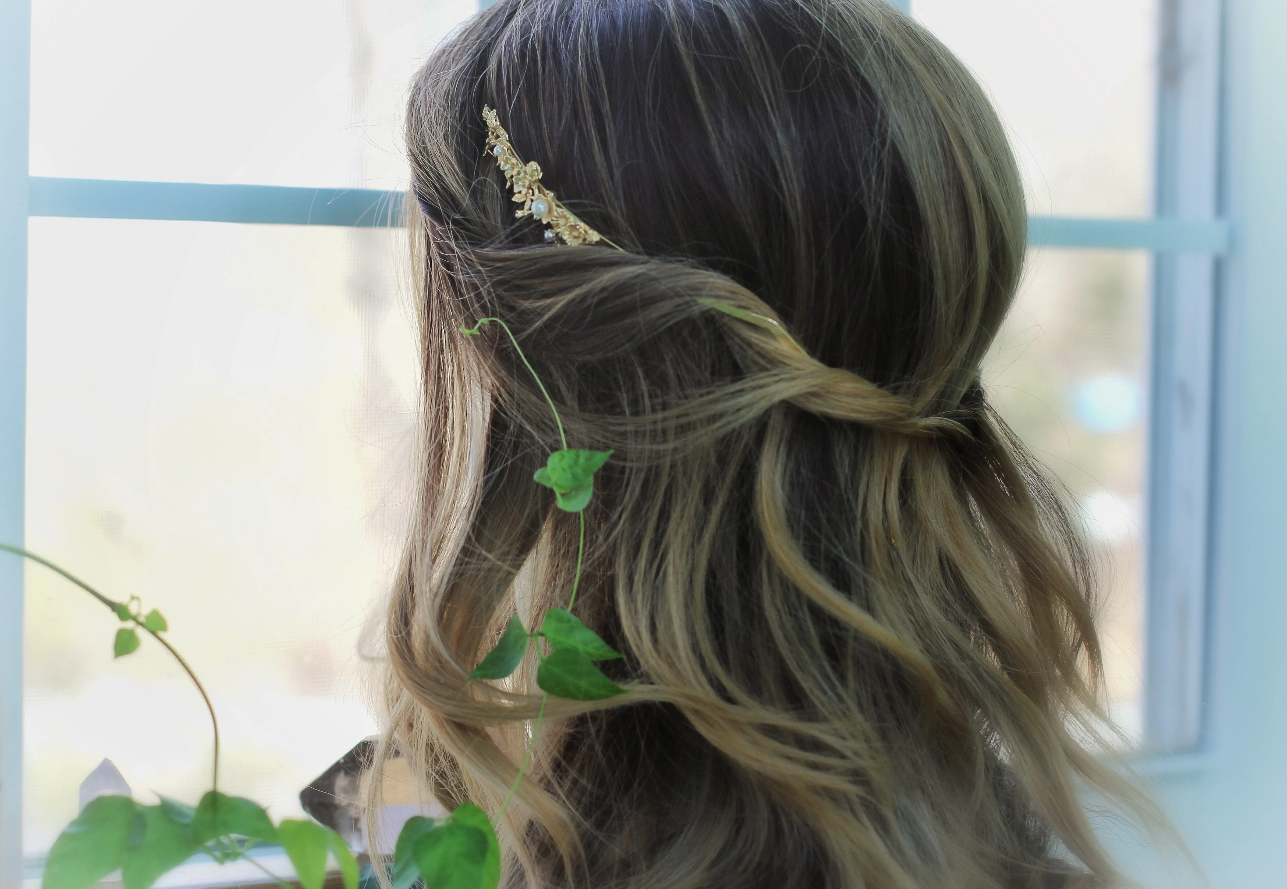 Spring Bloom Floral Goddess Crown