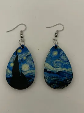 Starry Night earrings