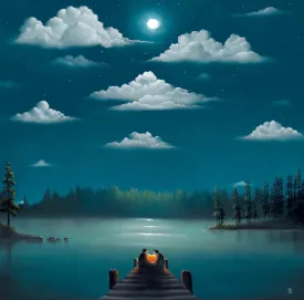 Starry Starry Night Framed by Mackenzie Thorpe