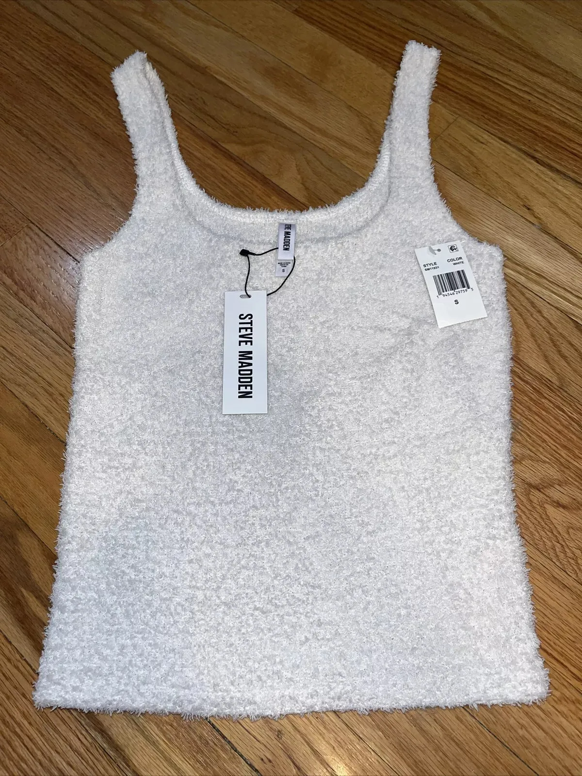 Steve Madden Womens Scoop-Neck Chenille Sleep Tank Top
