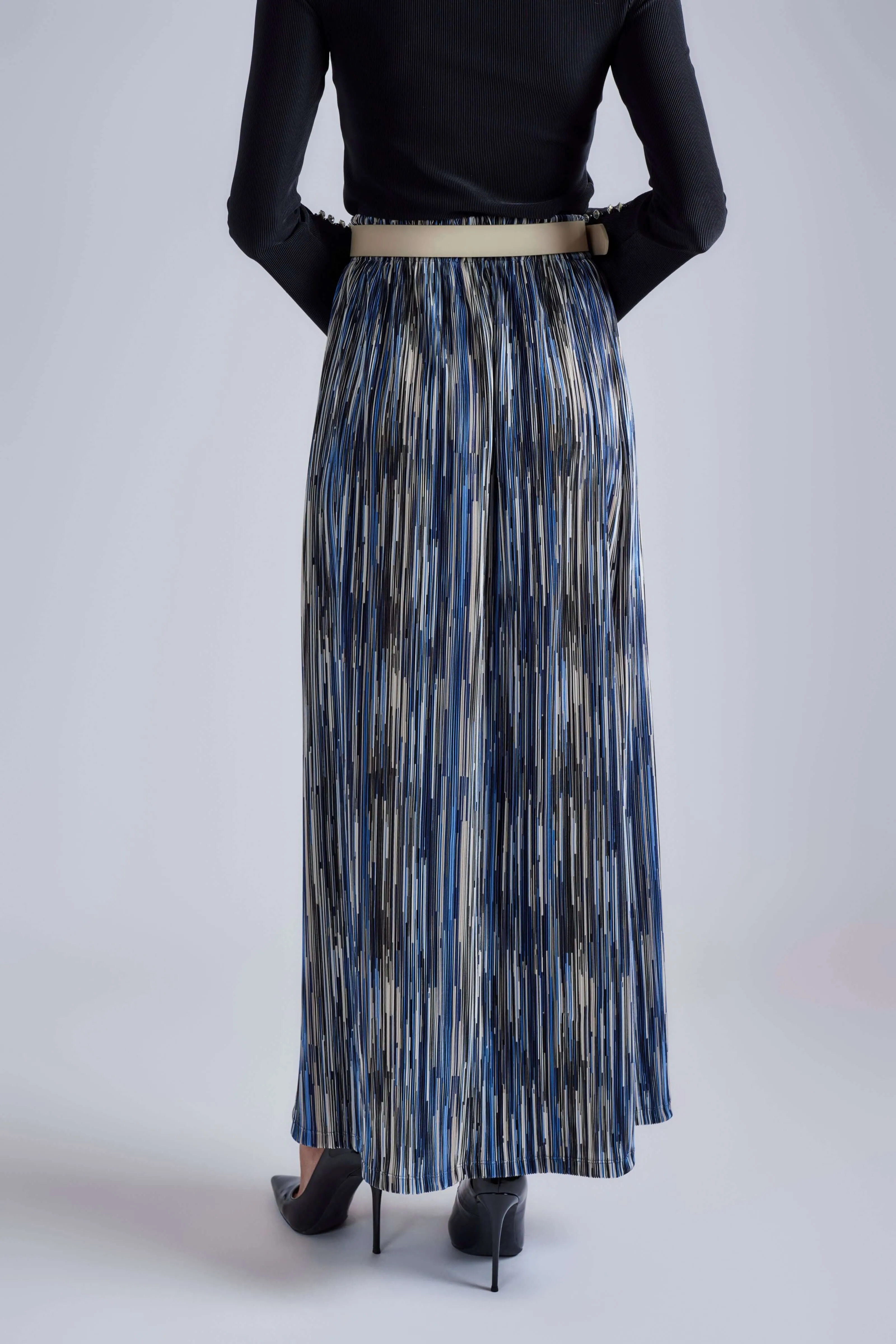 Striped Vivid Maxi Skirt