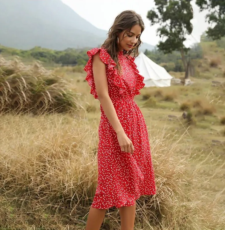 Stylemein - Knee Length A Line Dress
