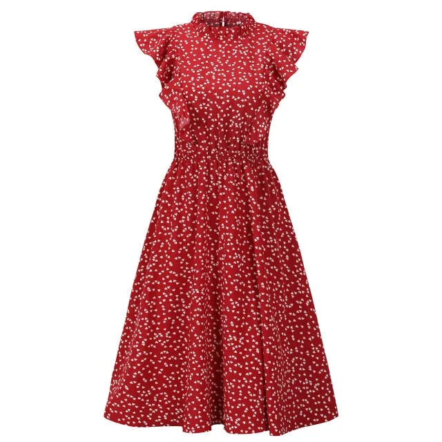 Stylemein - Knee Length A Line Dress