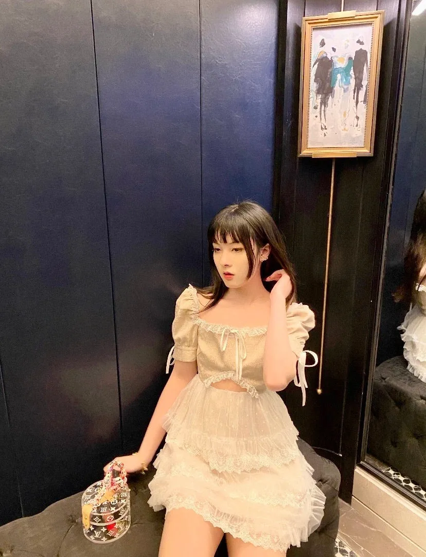 [Sweden Warehouse] The Blooming Angel Elisabeth Lace Dress (Designer Arilf)