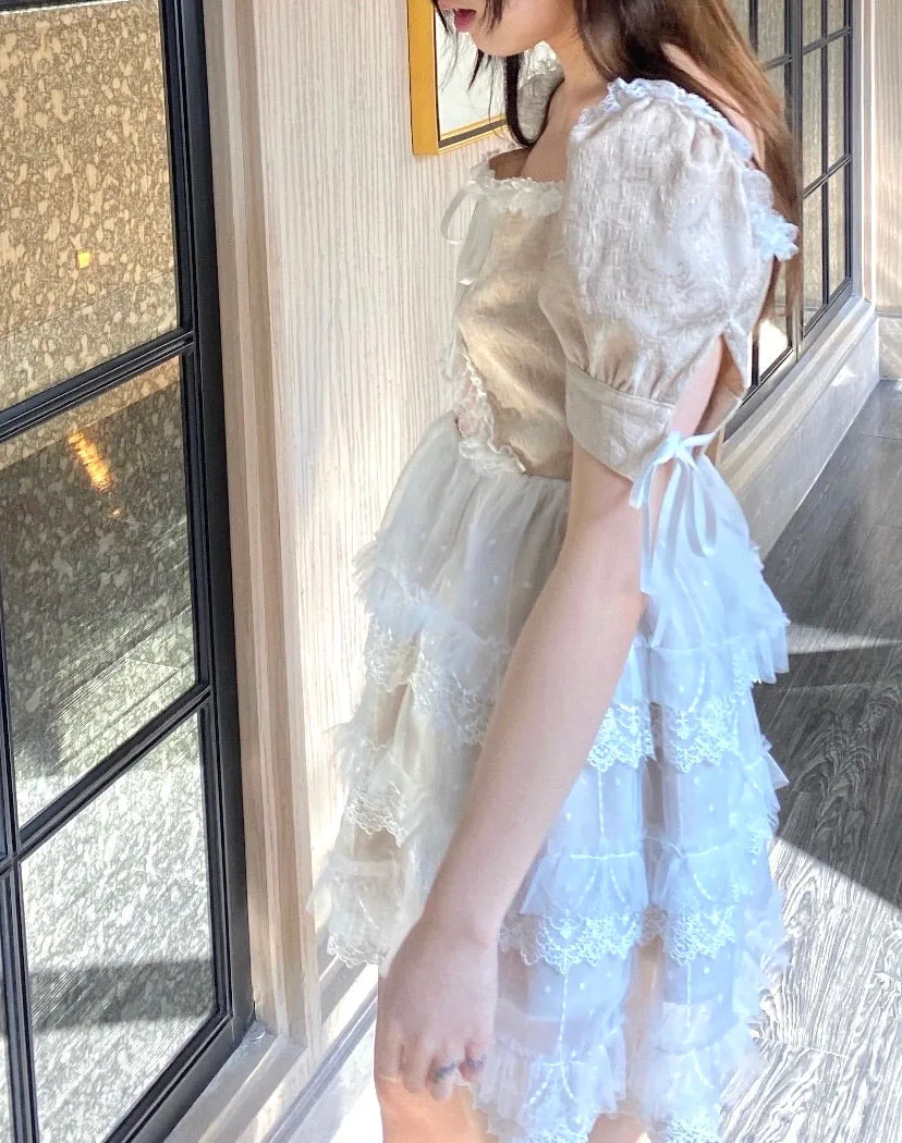 [Sweden Warehouse] The Blooming Angel Elisabeth Lace Dress (Designer Arilf)