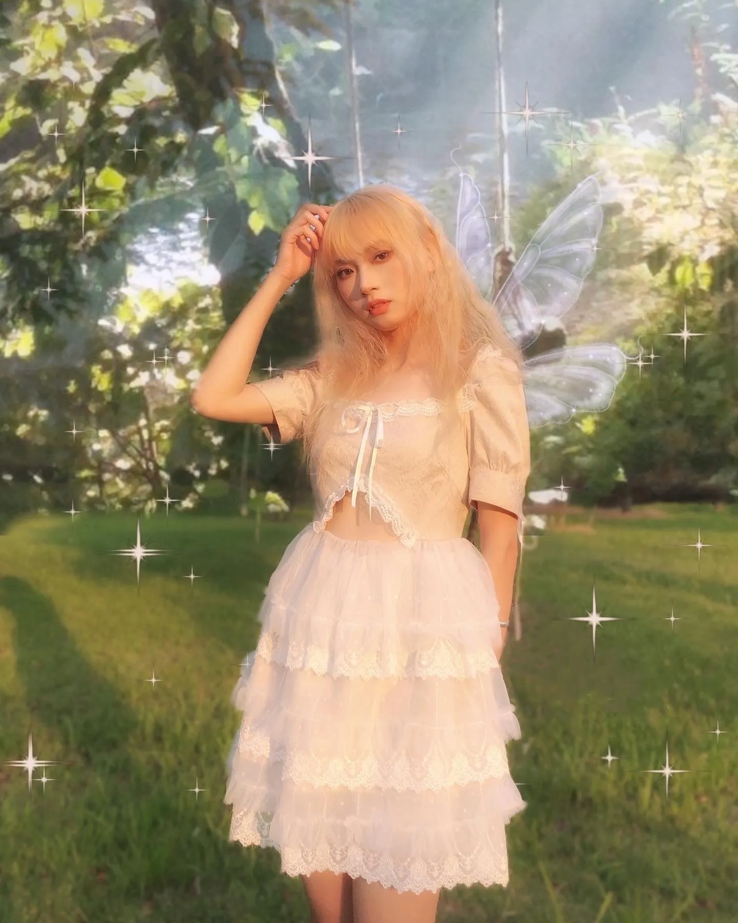 [Sweden Warehouse] The Blooming Angel Elisabeth Lace Dress (Designer Arilf)