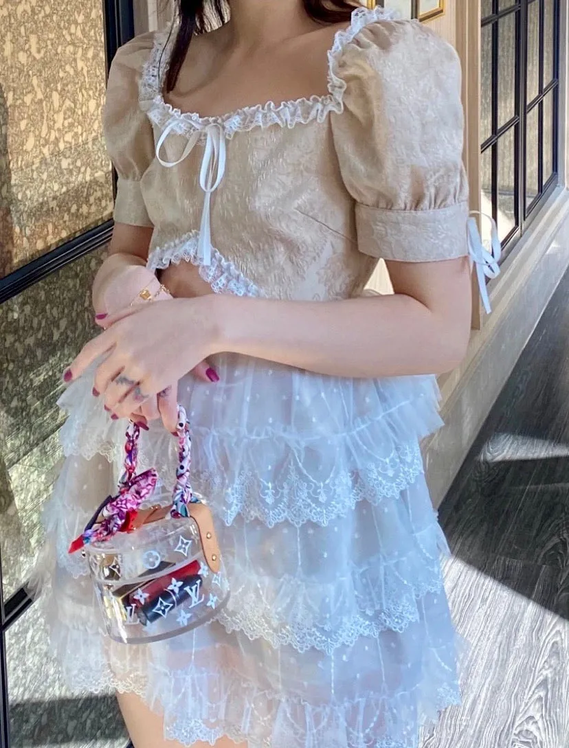 [Sweden Warehouse] The Blooming Angel Elisabeth Lace Dress (Designer Arilf)