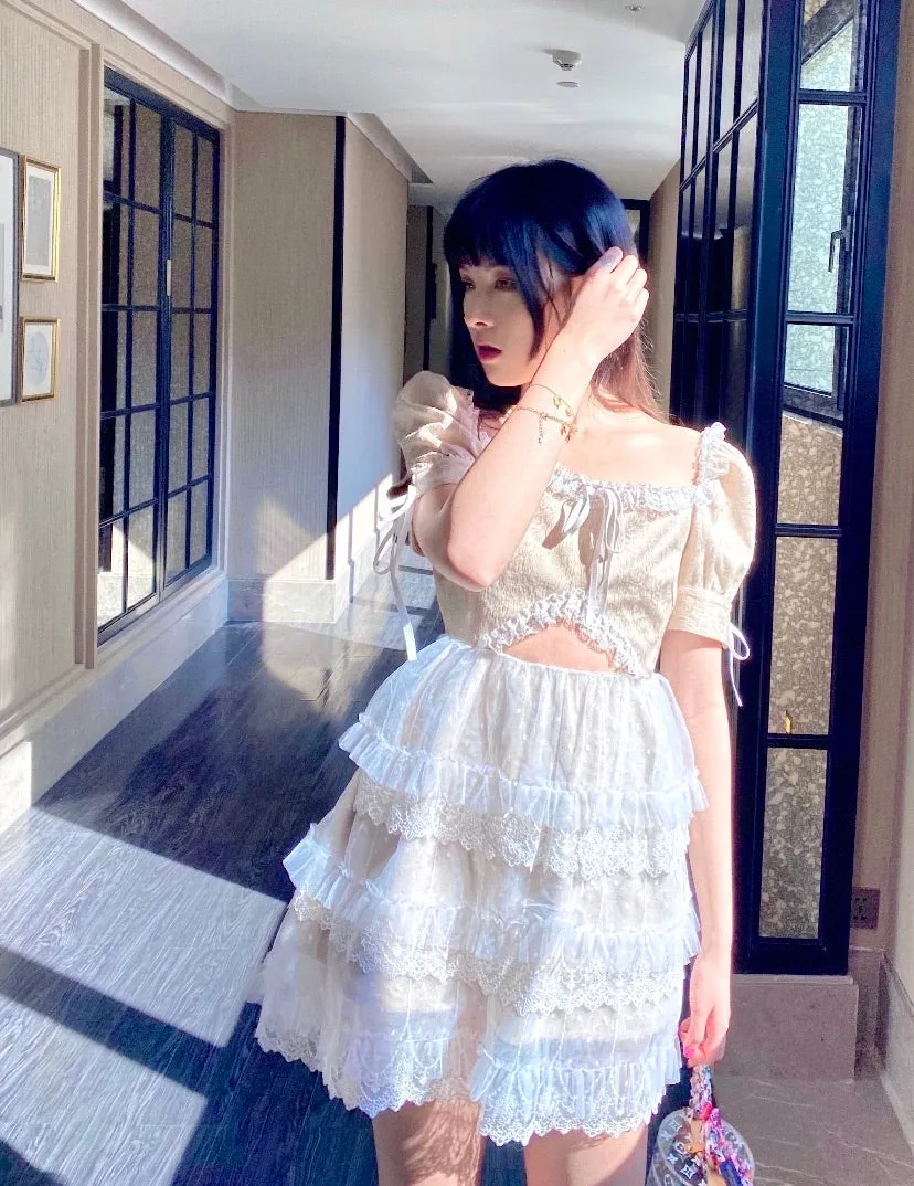 [Sweden Warehouse] The Blooming Angel Elisabeth Lace Dress (Designer Arilf)