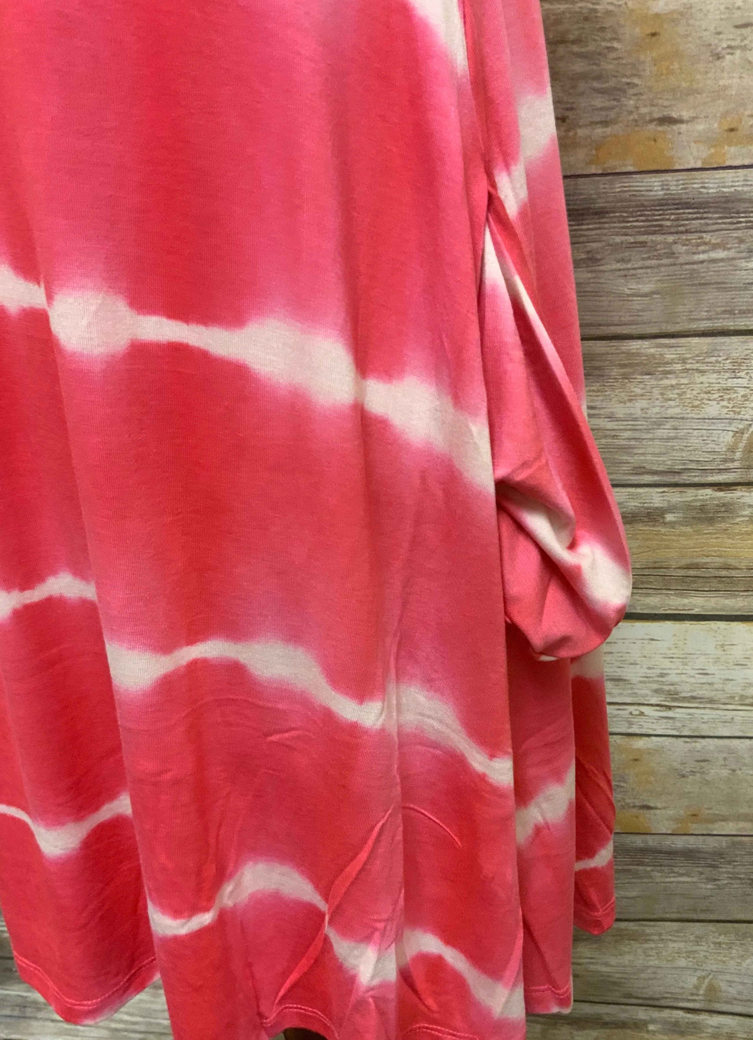 Tie Dye Tank Swing Knit Dress with Pockets