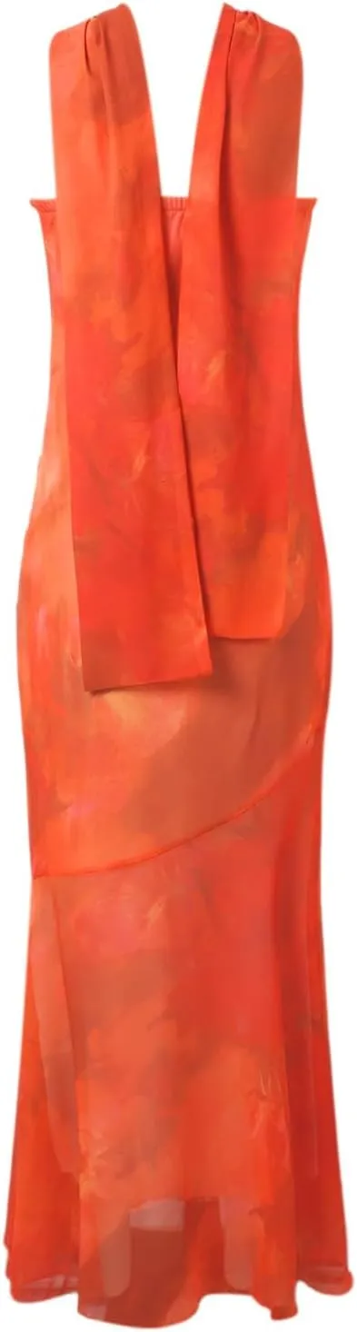 Tube Floral Maxi Dresses Strapless Backless Bodycon Dress Sexy Summer Cocktail Dress for Beach Weddings & Formal Events