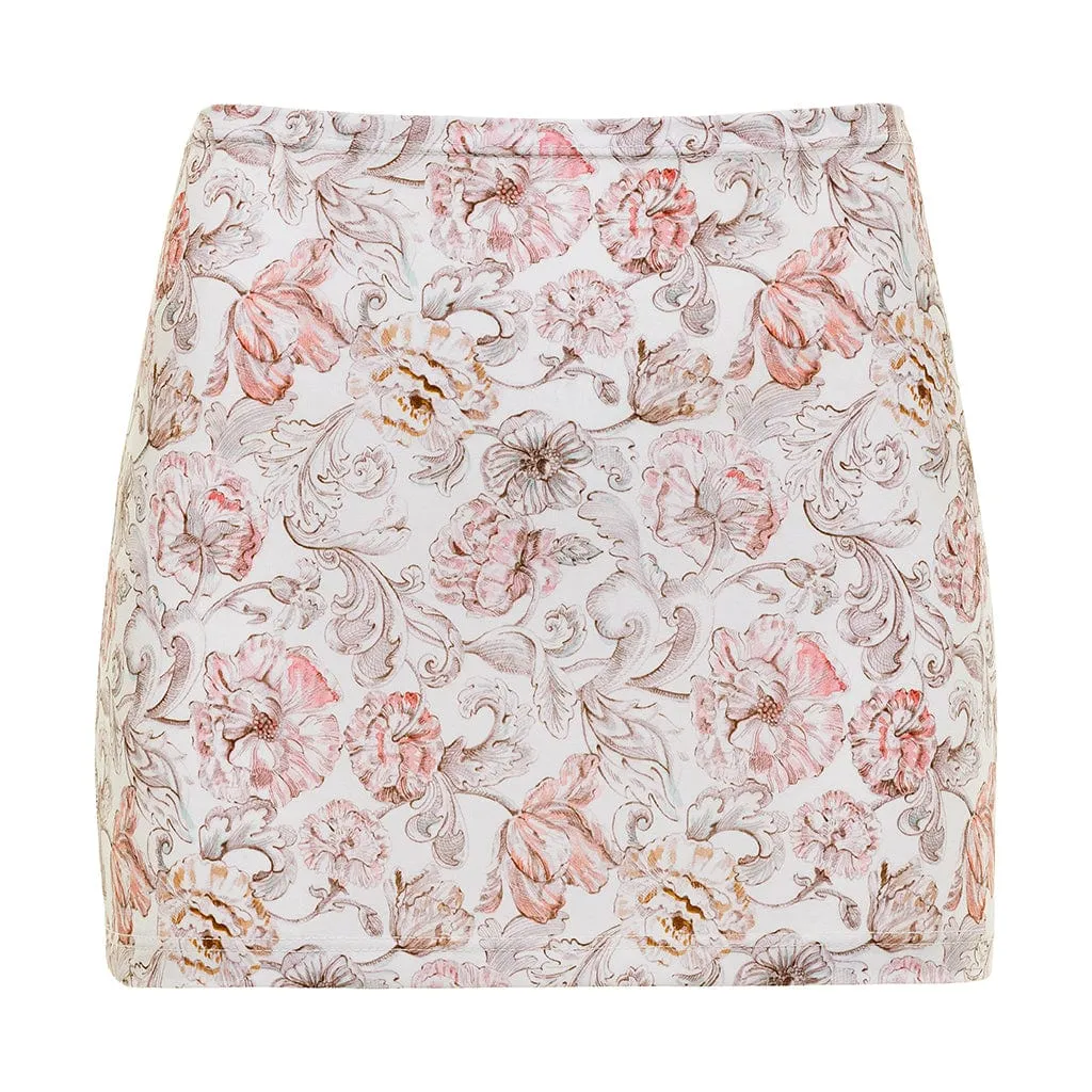 Venecia Floral Micro Skirt
