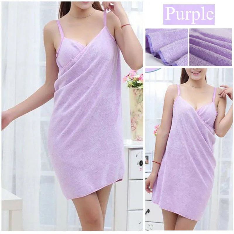 Wearable Bath Towel and  Robes Dress