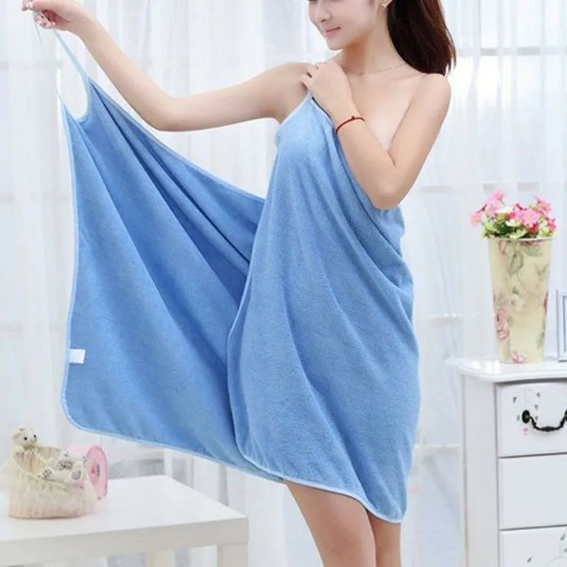 Wearable Bath Towel and  Robes Dress