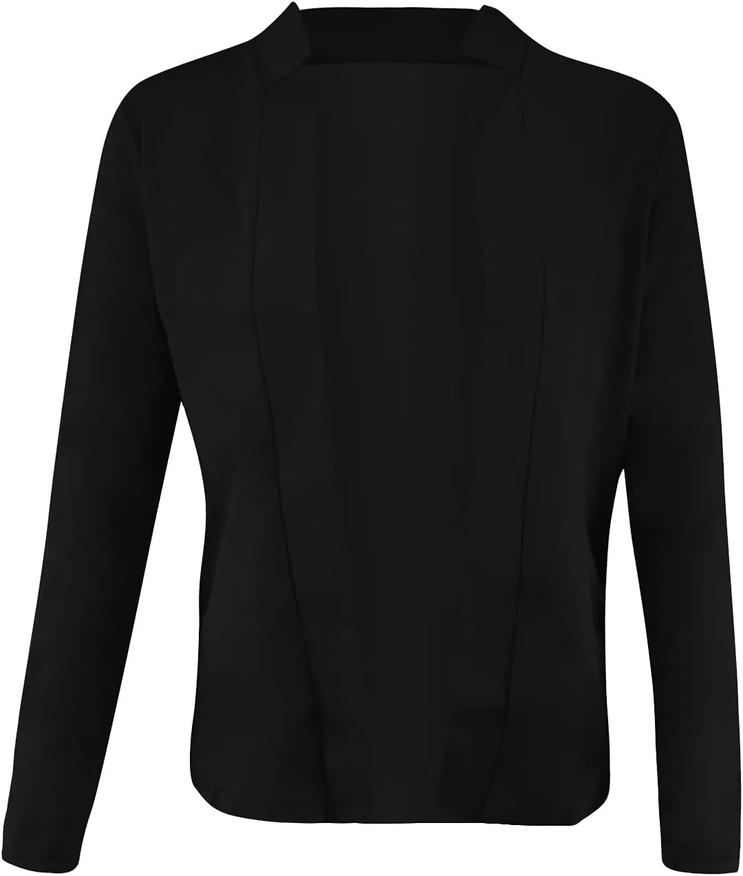 Women's Cropped Blazer Jacket Dressy Cardigan Lightweight Office Jacket Plus Size Open Front Suit Blazers Outerwear