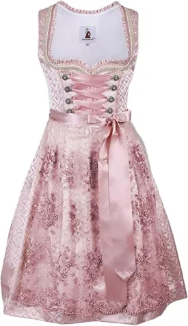 Women's German Dirndl Dress Bavarian Oktoberfest Halloween Carnival Costumes