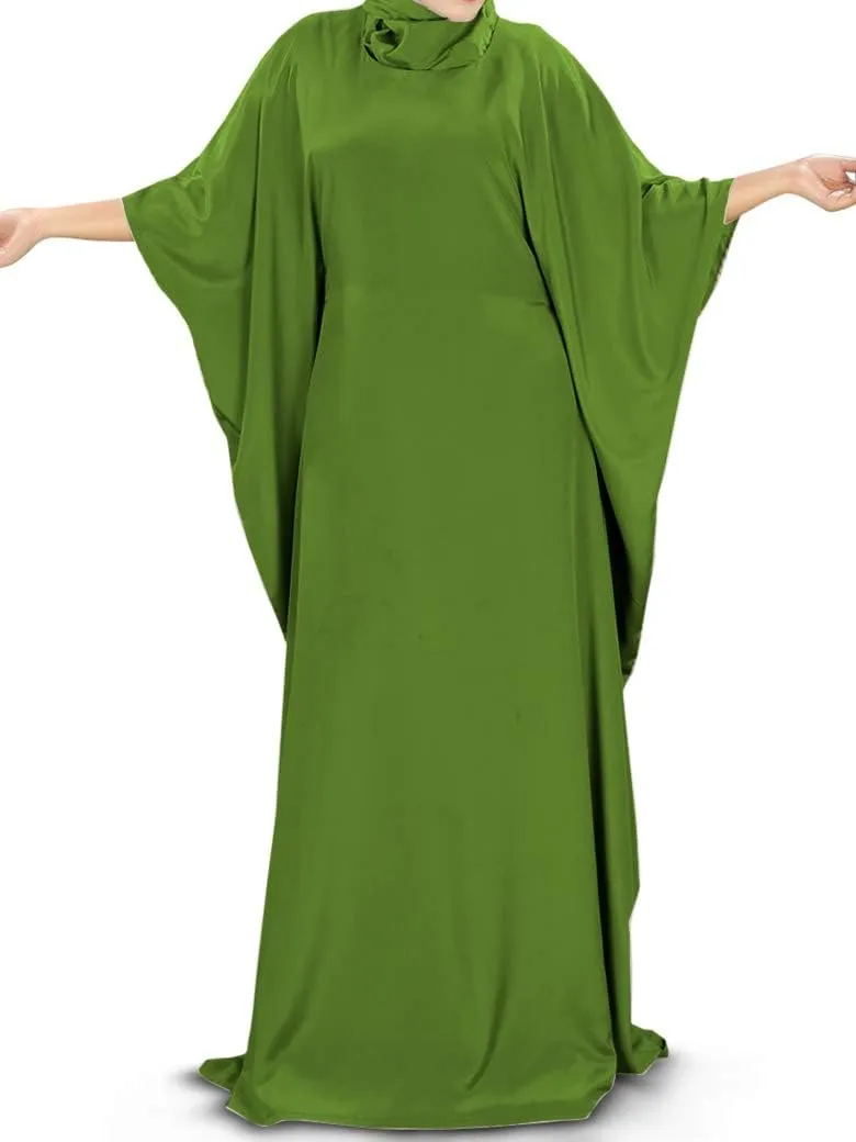 Women's Kaftan, Free Size Abaya, Dubai Islamic Dress, Muslim Maxi KF-001