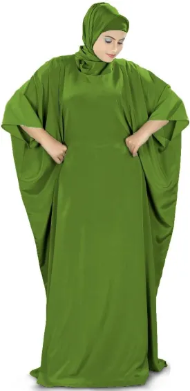 Women's Kaftan, Free Size Abaya, Dubai Islamic Dress, Muslim Maxi KF-001